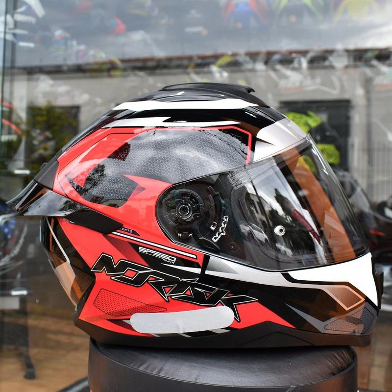 Capacete Norisk Razor Speedmax Vermelho Masculino Aerofólio